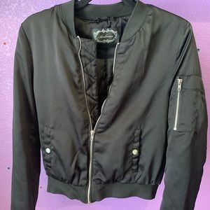 Black Bomber Jacket